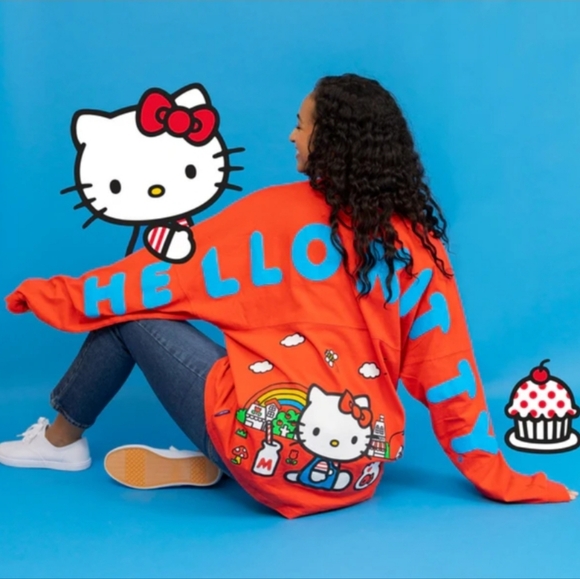 Hello Kitty Tops - Hello Kitty Red Spirit Jersey Japan LA